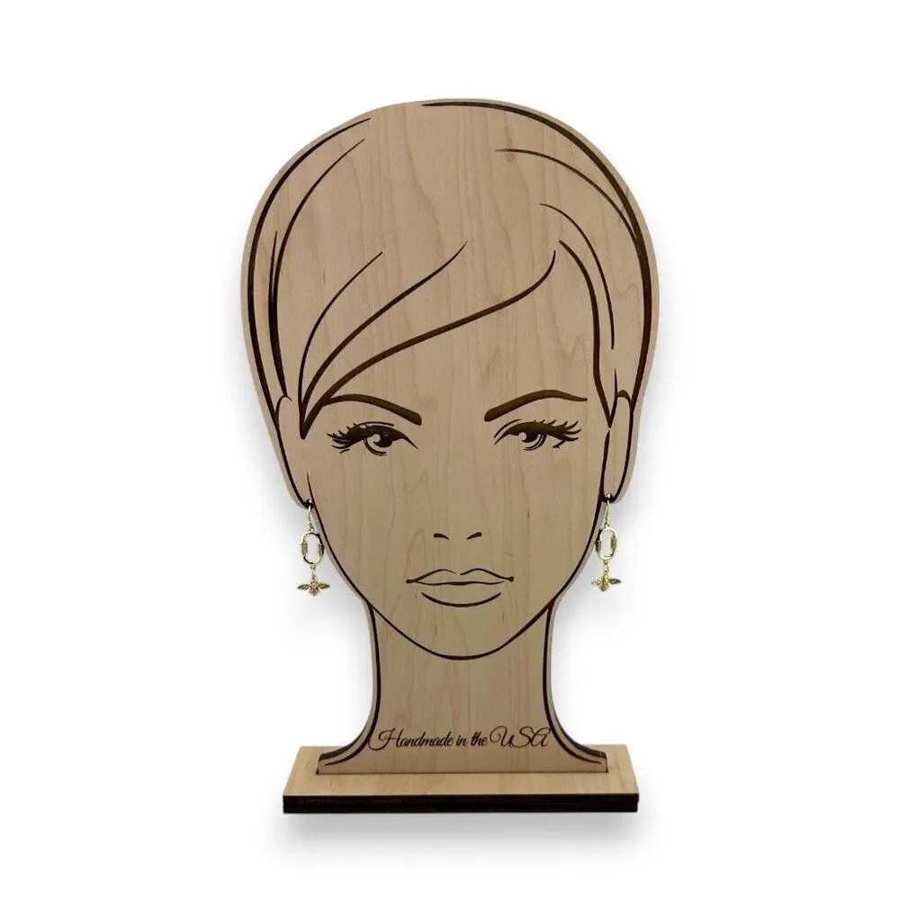 Gold Filled Paper Clip Bee Earrings Gold Filled Ear Wires - Picture 4 of 8